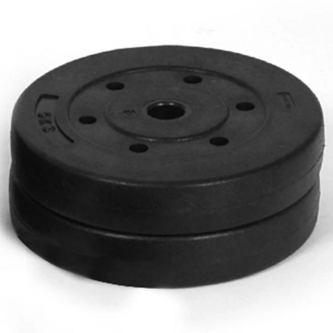 반석스포츠 PVC 바벨, 2.5kg, 2개, 블랙 - 쿠팡