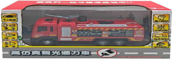 love color 樂彩森林 高仿真聲光迴力車系列, 消防噴水車, 1盒