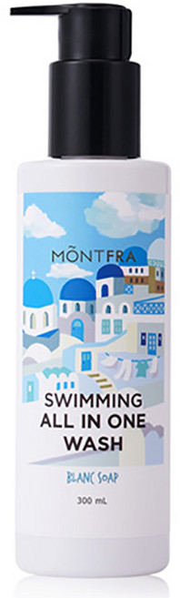 몽프라 수영장 염소 케어 올인원 워시 블랑솝, 300ml, 1개