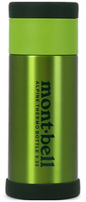 몽벨 알파인 써모 보틀 JBEFXUZW222, 그린, 350ml, 1개
