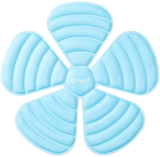 엠팩플러스 헤드 쿨링 패드 블루 20.5 x 20.5 x 0.6 cm, 1개