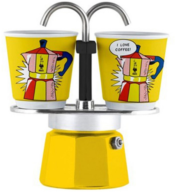 BIALeTTI 拜雷提 Mini express摩卡壺組, 羅伊李奇登斯坦款, 1組