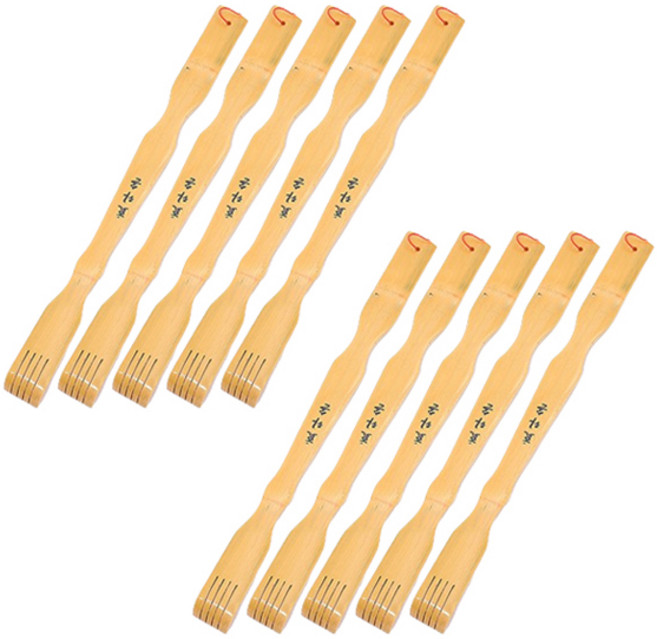 에이비엠코리아 대나무 효자손, 혼합색상, 10개