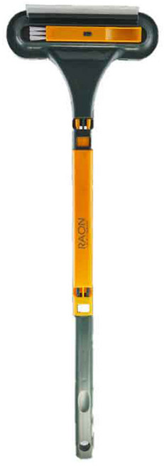 라온엘앤씨 3IN1 초강력 더깔끔하게 창문 유리닦이 브러쉬 스퀴지, 오렌지그린, 1개