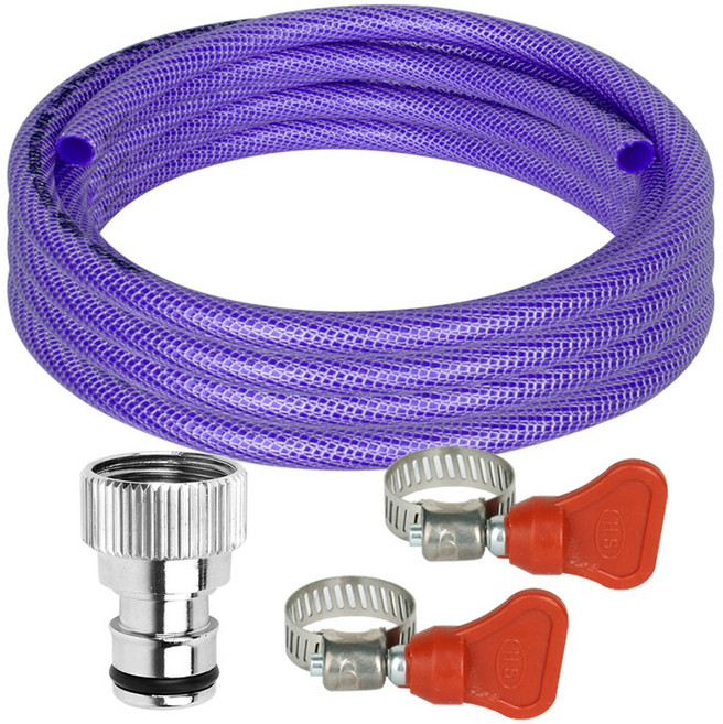 꼬이지 않는 물호스 3종 세트 5m, 혼합색상, 1세트