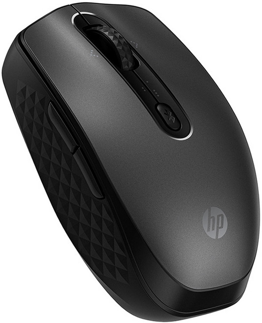 HP 690 Qi 충전 블루투스 마우스, 7M1D4AA, Black