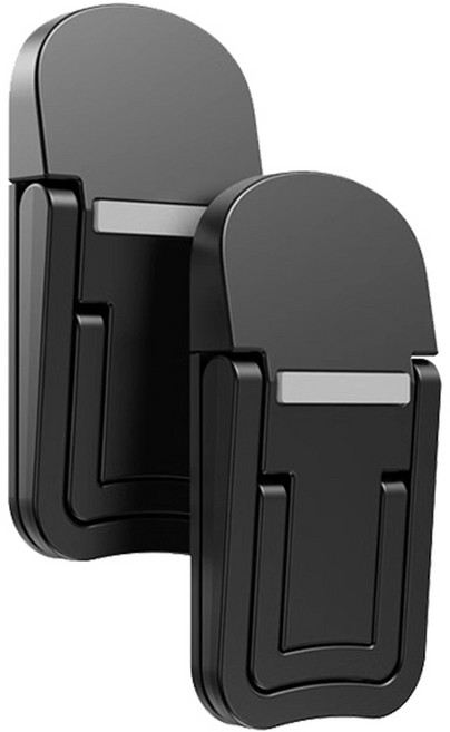 아이엠듀 노트북 거치대 킥플립 스탠드, 블랙, 1개