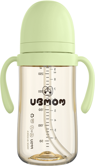 유비맘 시그니처 빨대컵, 280ml, 1개, 멜론