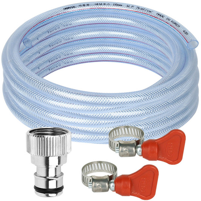 편사 물호스 3종 세트 5m, 혼합색상, 1세트