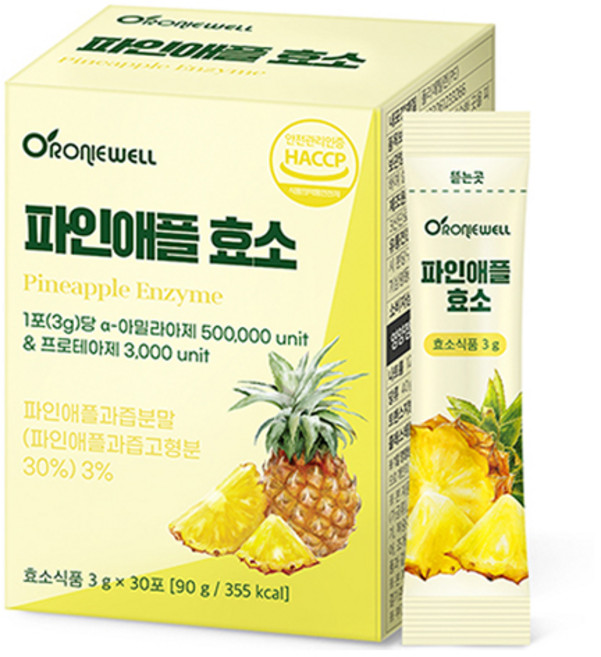 로니웰 파인애플 효소, 30회분, 1개