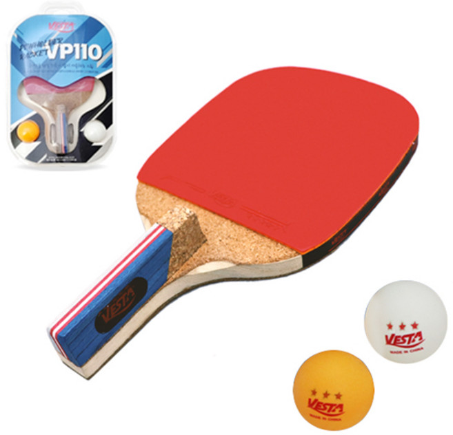 VESTA 펜홀더 탁구라켓 세트, 1세트, VP110
