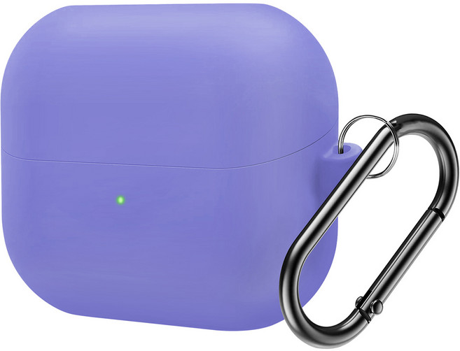 워너프 소프트 실리콘 무선이어폰 케이스, 퍼플블루, 갤럭시 버즈3 프로, 1개