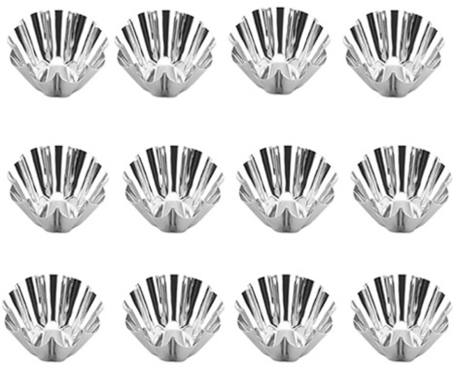 큐트미 아기자기 스텐 케이크컵 대 MP363, 12개