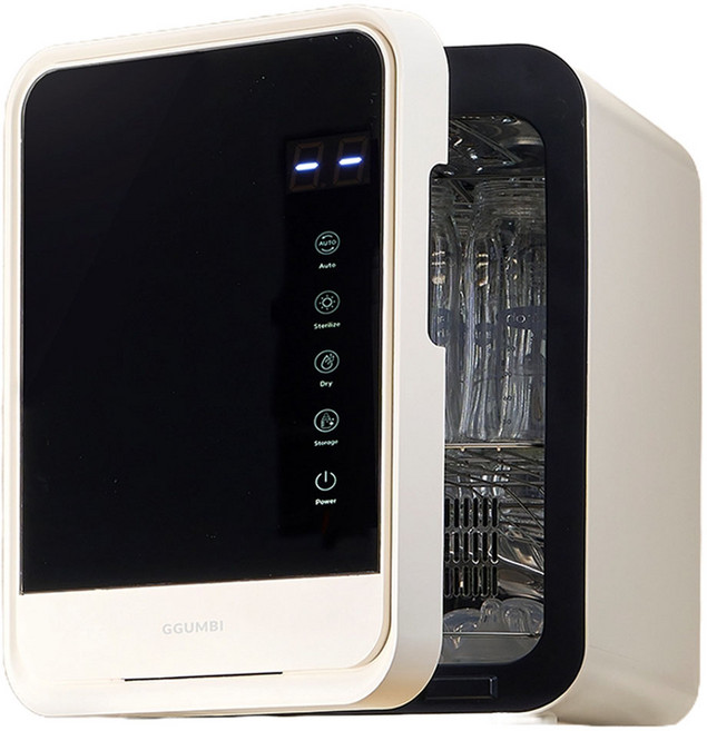 꿈비 UV LED 젖병 살균기 GI24-002, 크림