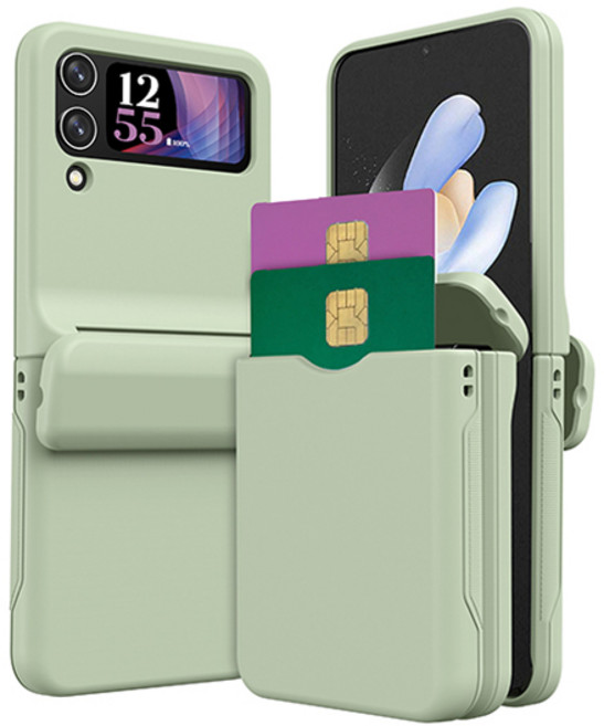 디씨케이스 힌지보호 투카드 수납 휴대폰 케이스