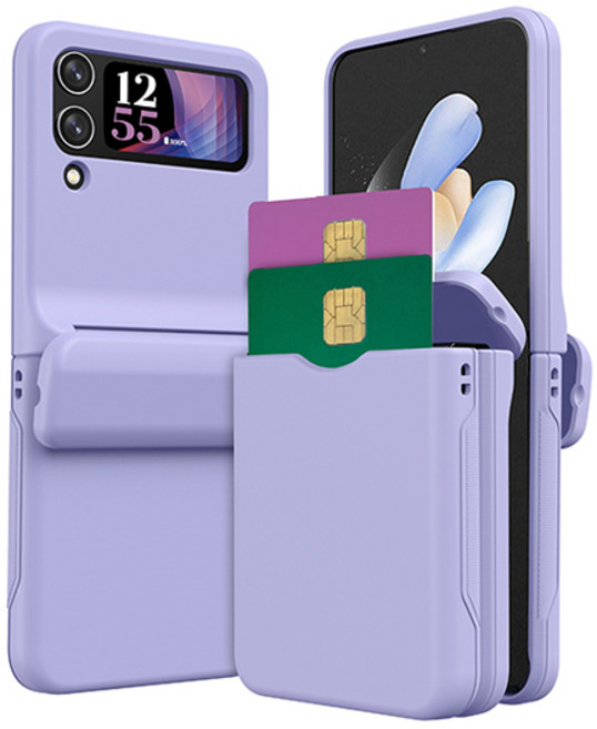 디씨케이스 힌지보호 투카드 수납 휴대폰 케이스