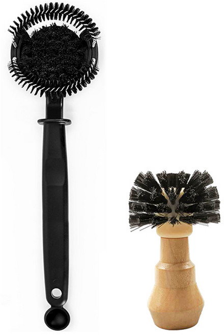 칼딘 토탈 케어 커피 머신 브러쉬 + 바스켓 브러쉬 세트 51/54mm, 혼합색상, 1세트