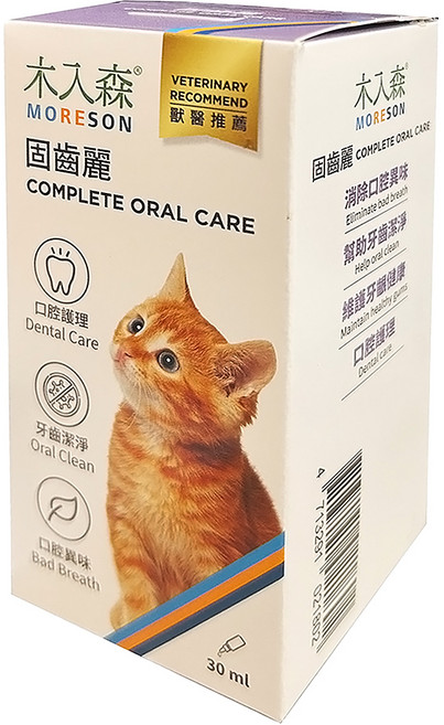 MORESON 木入森 固齒麗 貓用口滴劑, 1瓶