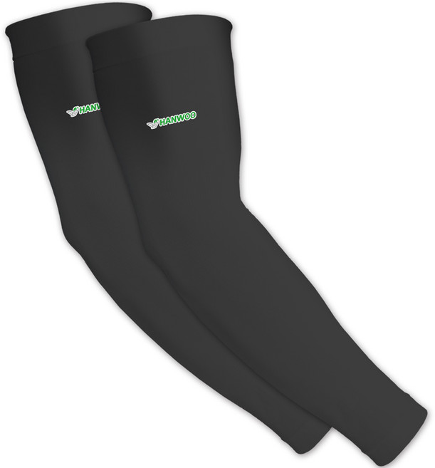 한우 야외 작업 무봉제 쿨토시 프로 2p, 블랙, 1개