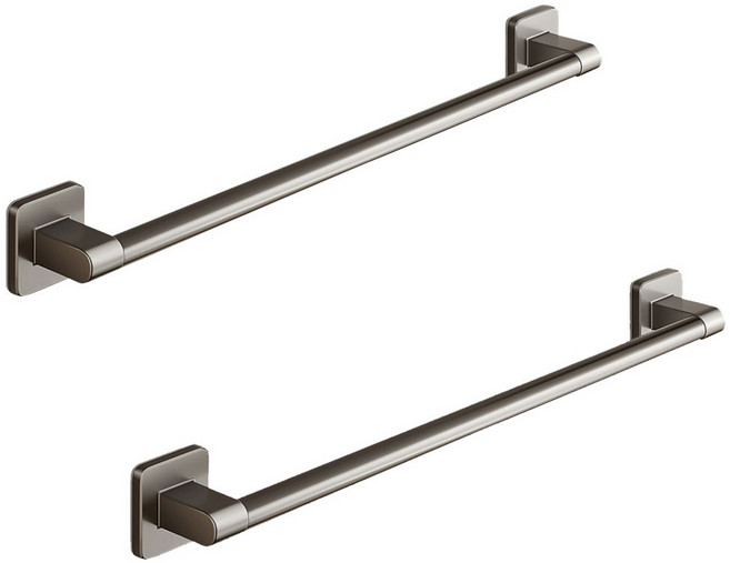 모어블 무타공 모던 심플 수건걸이 40cm, 매트메탈, 2개
