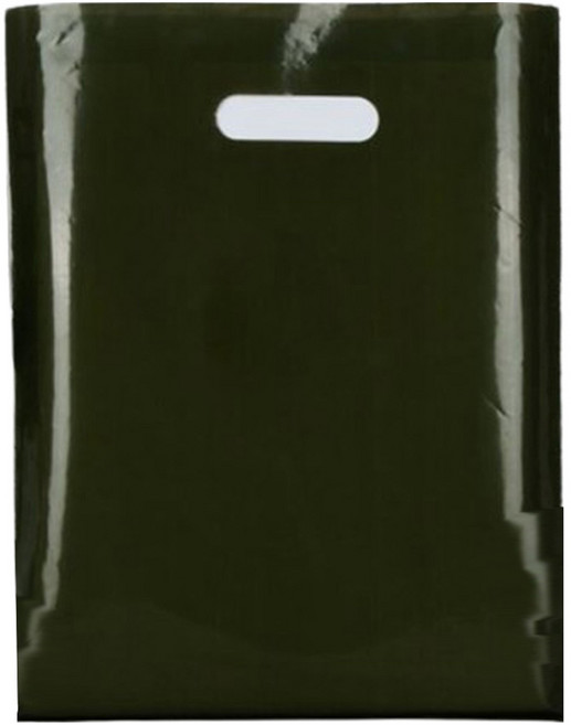 아이엔피 PE 손잡이 링봉투 다크그린 대 35 x 45 cm, 25개입, 1개