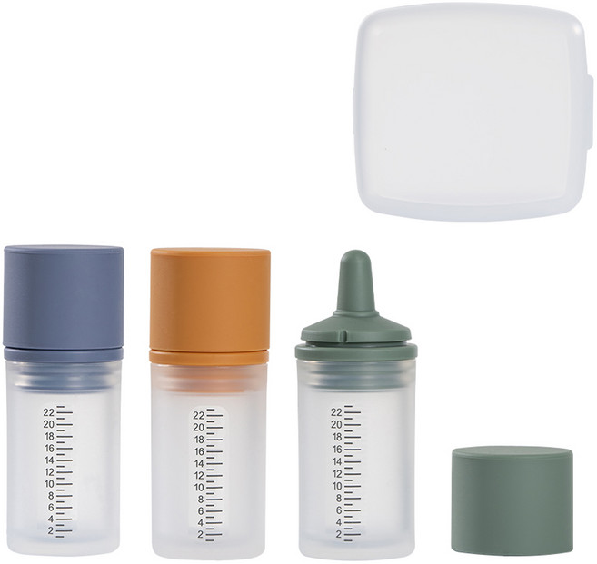 랄라비 실리콘 약병 투약기 3개, 1세트