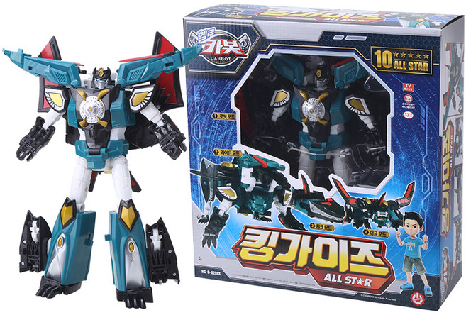 헬로카봇 킹가이즈 올스타 로봇장난감, 혼합색상, 1개