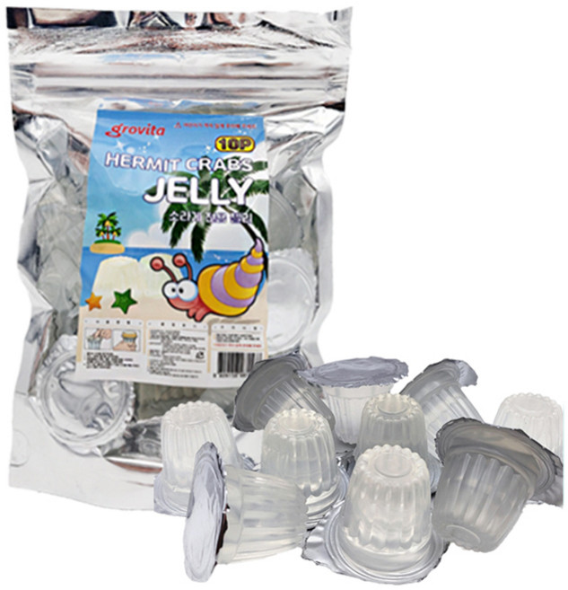 그로비타 소라게 전용 젤리 갑각류 사료, 160g, 1개