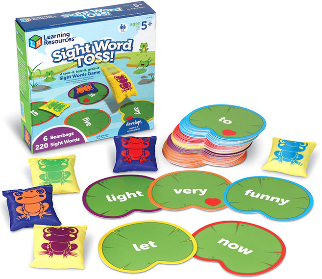 러닝리소스 사이트워드 토스 영어 게임 LER4698, 혼합색상, 1개