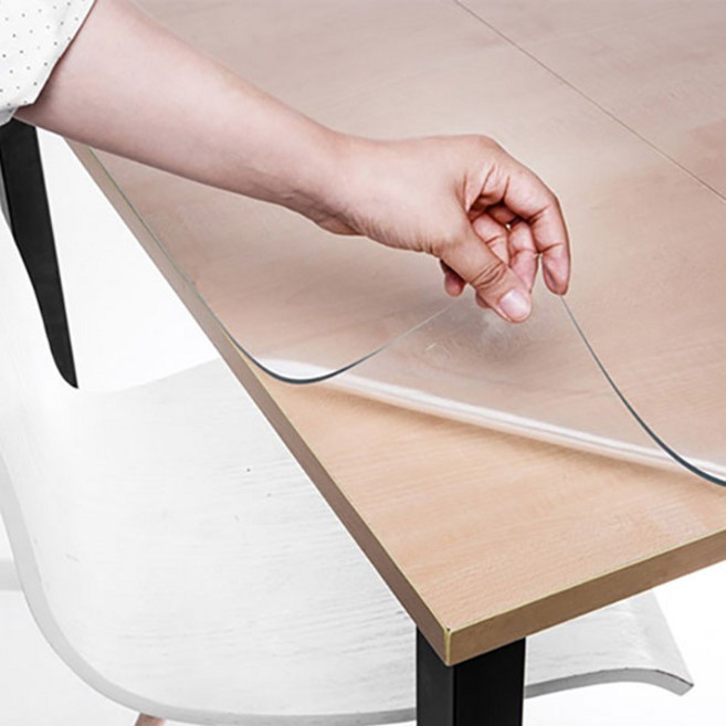쾌청 유리대용 PVC 테이블 매트, 투명, 1mm 70x80cm, 1개