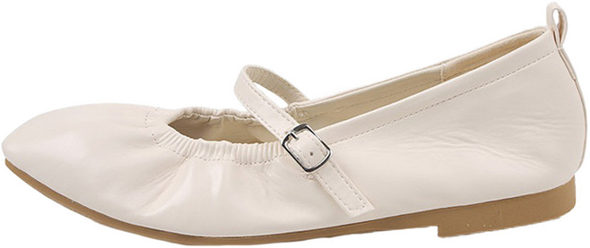 슈펜 여성용 셔링 메리제인 플랫 1.0 HPWWFEA901