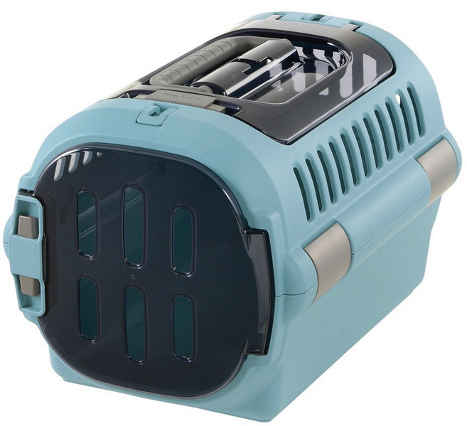 Richell 利其爾 Fine 外出上掀提籠, 藍色, 1個