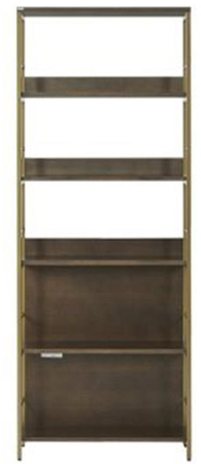 까사미아 국내 제조 뉴제럴드 선반장 800 방문설치, 다크브라운, 5단