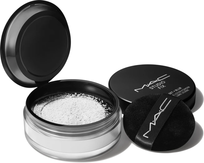 맥 스튜디오 픽스 프로 + 블러 웨이트리스 루스 파우더 12g, 투명, 1개 - 쿠팡