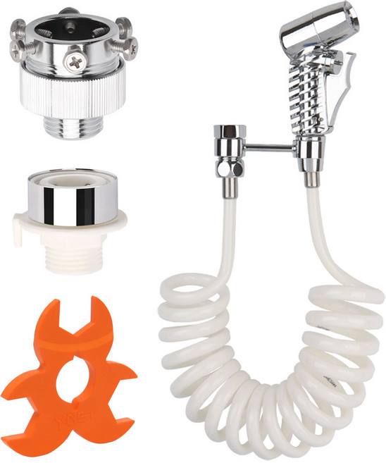 와이넷 전천후 미니 청소 분사건 3m 세트, 1세트, 혼합색상