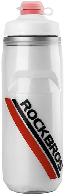 락브로스 스포츠 보냉 물통 3521002, 화이트로고, 620ml, 1개