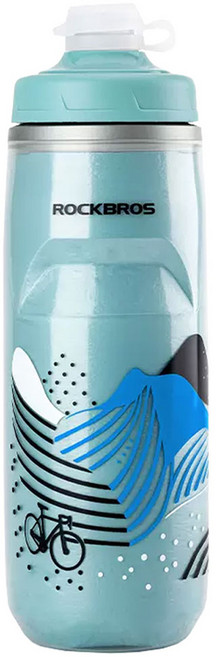 락브로스 스포츠 보냉 물통, 블루, 620ml, 1개