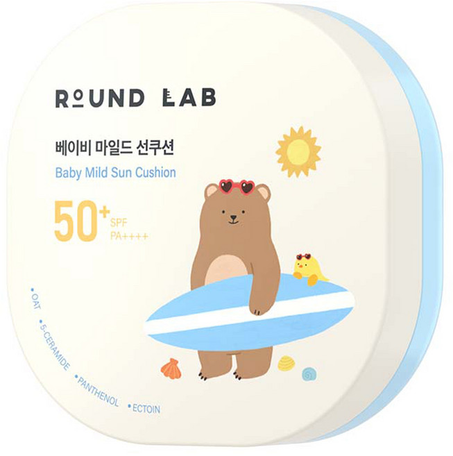 라운드랩 베이비 마일드 선쿠션 SPF50+ PA++++, 16g, 1개