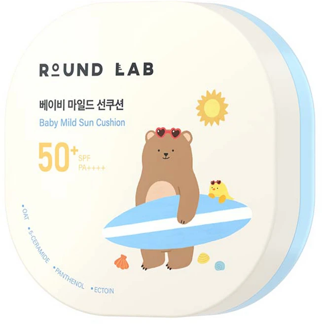 라운드랩 베이비 마일드 선쿠션 SPF50+ PA++++, 16g, 1개 - 쿠팡