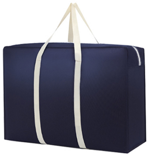 디오셀 깔끔 정리 다용도 이불 수납 가방, 네이비, 1개