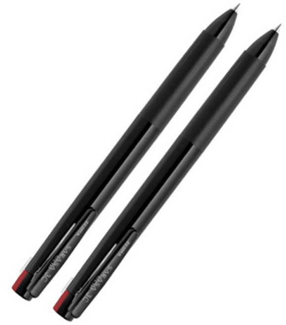 사라사 클립 3색 펜 0.5mm, 블랙, 2개