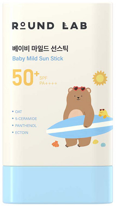 라운드랩 유아용 마일드 선스틱 SPF50+ PA++++, 21g, 1개