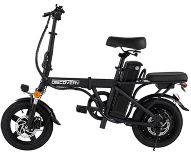 레이윙 디스커버리 접이식 전기자전거 ENTRY-F14E-5, 스틸, 팬텀블랙