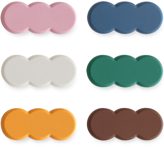 에이드엘 트리플 실리콘 수저받침, 스프링, 6개