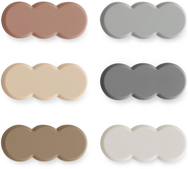 에이드엘 트리플 실리콘 수저받침, 윈터, 6개