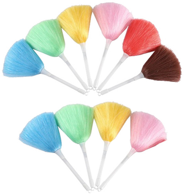 ABM 미니 칼라 먼지 청소솔, 랜덤발송, 10개