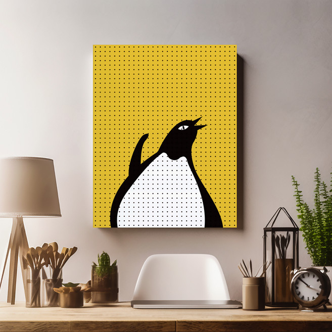 타공판닷컴 프린팅 타공판 600 x 900 mm, 애니멀프렌즈 펭귄, 1개