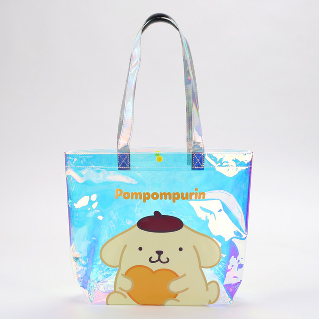 산리오 홀로그램 사각 비치가방 ver2