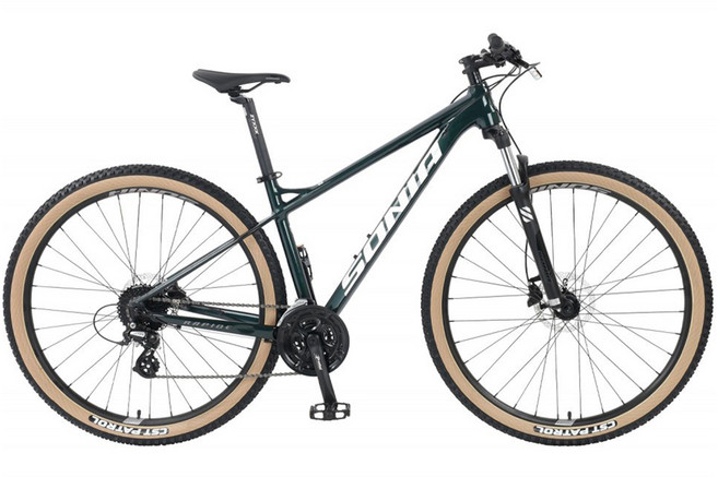 소니아 라피드690 시마노 27단 고급 알루미늄 MTB 자전거 S 미조립, 다크그린, 170cm, 1개