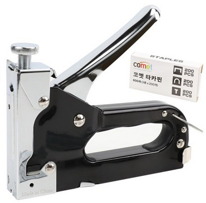 comet 手動釘槍 + 3種釘槍針 600個, 1組